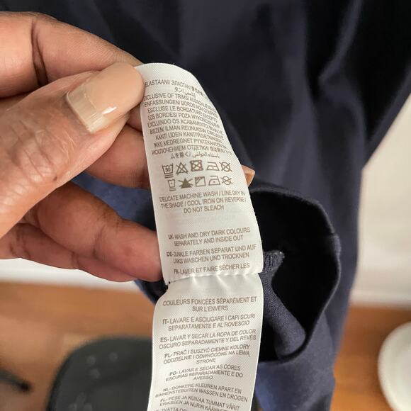 Boden Dark Blue Dress with Scarlet Details - Picture 5 of 10